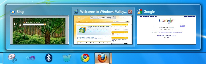 Firefox Thumbnail View on Windows 7 Taskbar