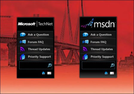 MSDN Technet Forum Assistant Gadgets